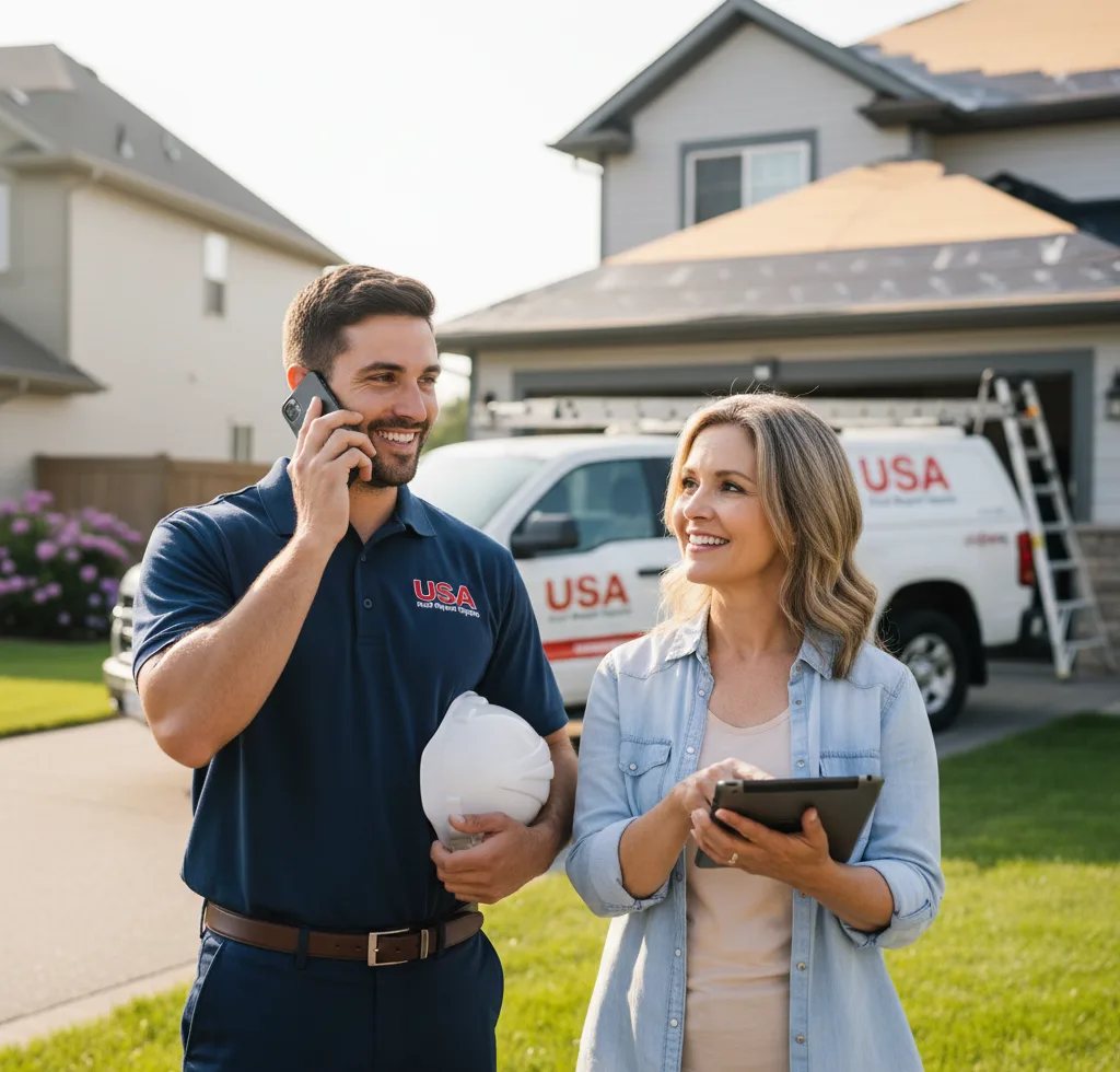 USA Roof Repair Experts customer support in Grawn